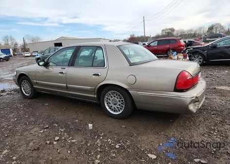 2001 Mercury Grand Marquis Gs z USA, uszkodzony, nr VIN 2MEFM74WX1X601262